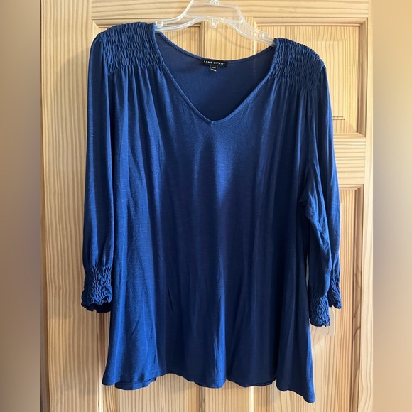 Lane Bryant Royal Blue Top Size 14/16 - Picture 1 of 8